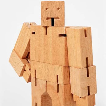 Areaware Cubebot Medium • Beech