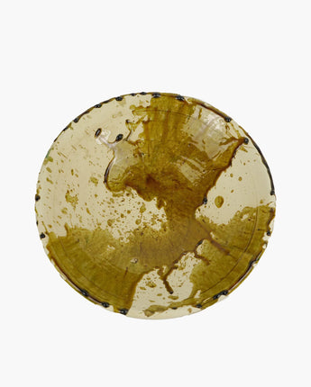 Vintage Tamegroute x Puglia Splatter Bowls - Ochre -Large