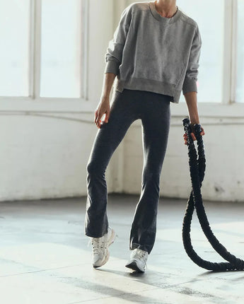 Free People Movement Never Better Heather Straight-Leg Pants