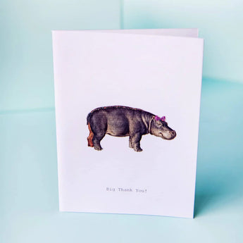 TokyoMilk • Big Thank You Hippo Card