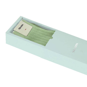 Stems Socks & Tights Lux Cashmere Socks Gift Box in Green