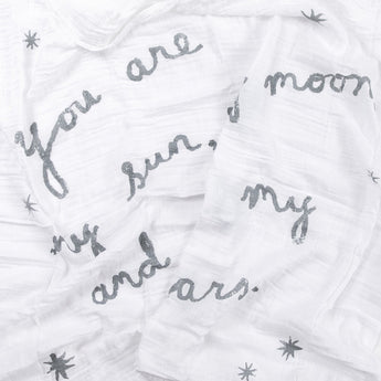 Sugarboo & Co. Baby Swaddle • You Are My Sun, My Moon