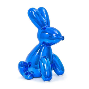 Made by Humans Balloon Bunny Bank in Blue