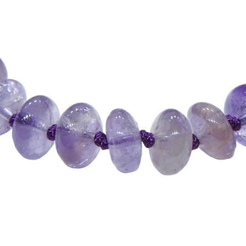 Joseph Brooks Amethyst Bracelet • Smooth Rondelles