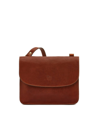 Il Bisonte Salina Leather Crossbody Bag in Caffe