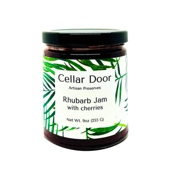 Cellar Door Preserves Rhubarb Jam with Cherries