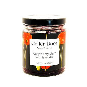 Cellar Door Preserves Raspberry Jam with Lavender