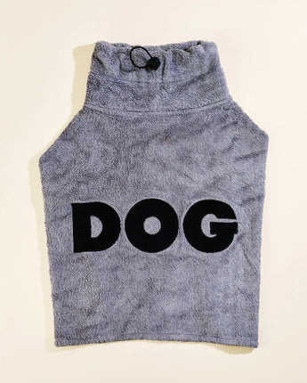 DOG by Dr. Lisa Small Dog Poncho in Gray