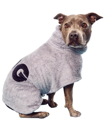DOG by Dr. Lisa Small Dog Poncho in Gray