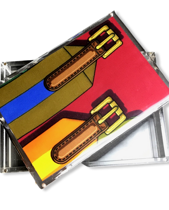 HERMÈS Vintage Sangles Silk Scarf Acrylic Playing Card Set by Vintage Luxe Up