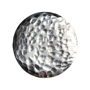 Harkiss Designs Hammered Silver Disc Ring • 2 Sizes