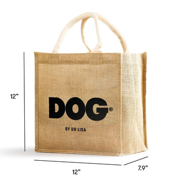 DOG by Dr. Lisa Jute Bag