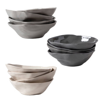 Be Home Decor Tam Stoneware Side Bowls • 3 Colors