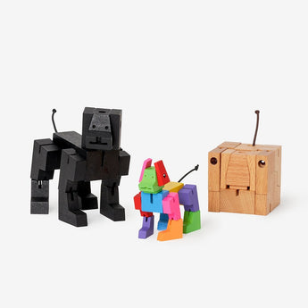 Areaware Milo Cubebot in Black • 2 Sizes