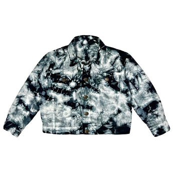 Love Bubby Tie Dye Kids' Jacket in Black/Blue