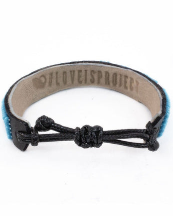 Amour Leather Love Bracelet by the Love Is Project