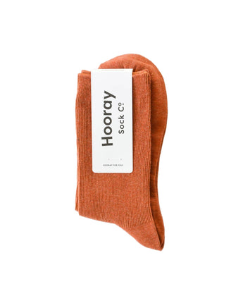Hooray Sock Co. Everyday Cotton Socks • Spice