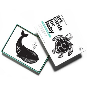 Wee Gallery Art Cards for Baby • Ocean Collection