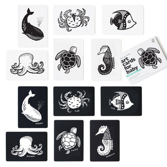 Wee Gallery Art Cards for Baby • Ocean Collection