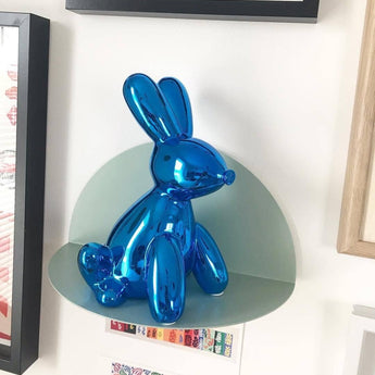 Made by Humans Balloon Bunny Bank in Blue