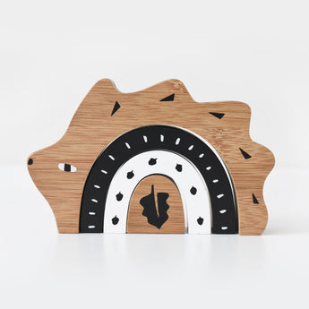 Wee Gallery Bamboo Nesting Hedgehog Blocks