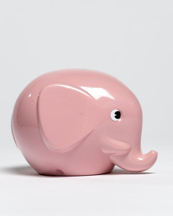 Finnish Money Boxes Elephant Money Box in Pastel Pink (Medium)