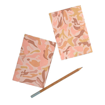 Wms&co. Camo Jotters in Blush • Set of 2