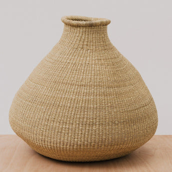 STORE PICKUP ONLY • KAZI Large Natural Grass Bud Vase