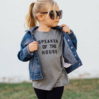 Love Bubby Short Sleeve Kids' T-Shirt • Speaker of the House